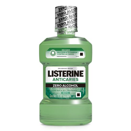 LISTERINE ANTICARIES ZERO ALCOHOL*180 ML