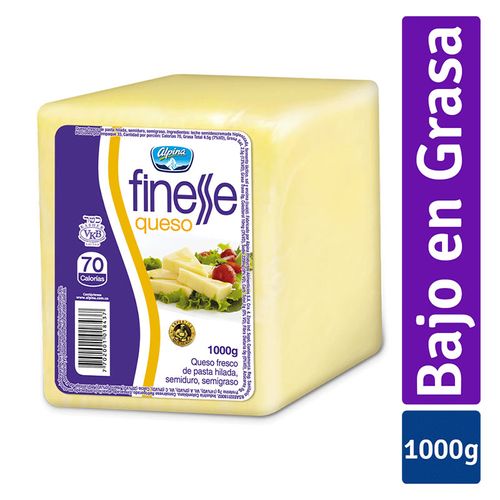 QUESO FINESSE BLOQUE  x 1000GR
