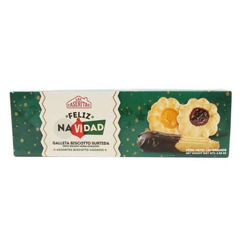 GALLETA CASERITAS BISCOTTO SURTIDA*130GR