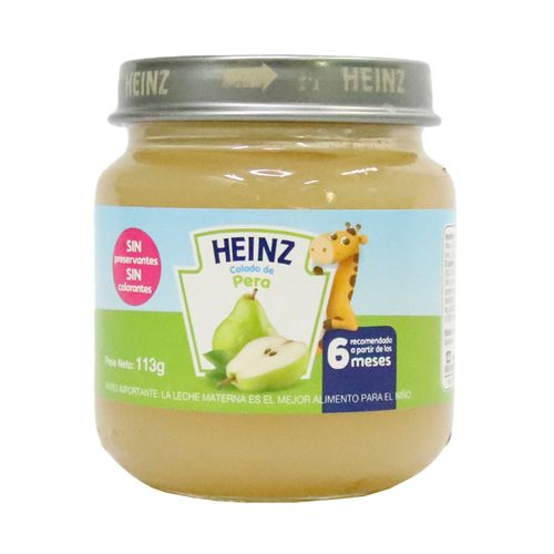 COMPOTA PERA HEINZ  X 113GR