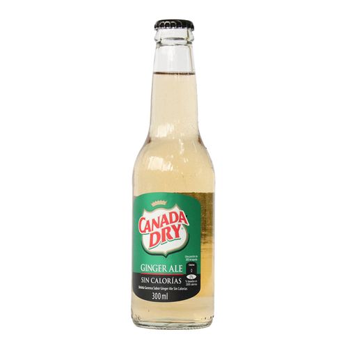 CANADA DRY GINGER ALE SIN CALORIA*300ML
