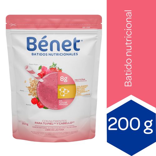 BATIDO NUTRI BENET FR.ROJ*200G