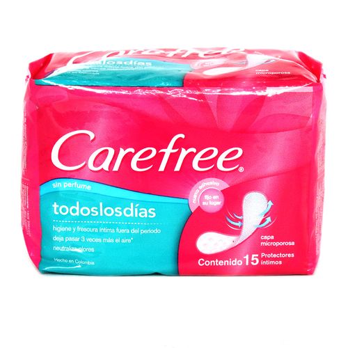 CAREFREE BRISA SIN PERFUME PG10 LL 15