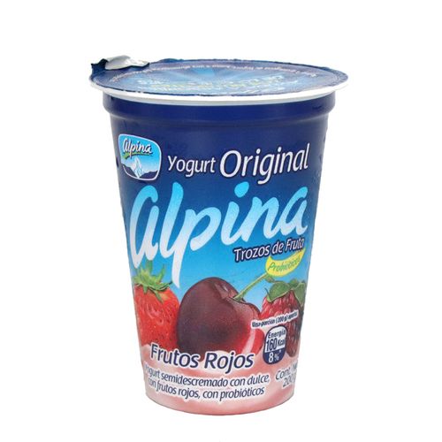 YOGURT ALPINA FRUTO ROJO  x 200GR