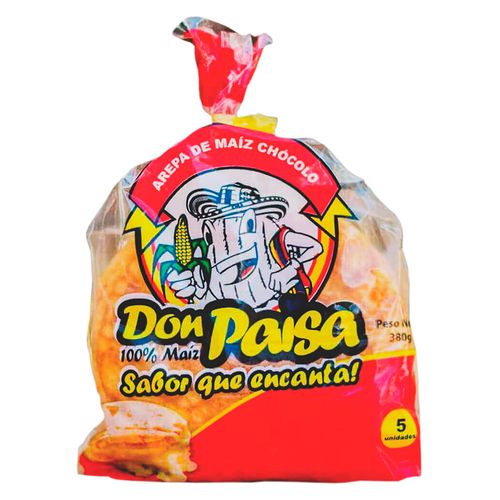 AREPA DE CHOCOLO DON PAISA  x 380GR