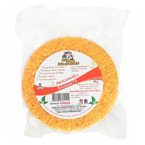 AREPA ARTESANAL FIT DON PAISA*500 GR