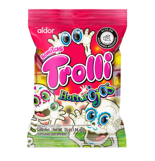 GOMAS TROLLI HORROROJOS X 55 GR
