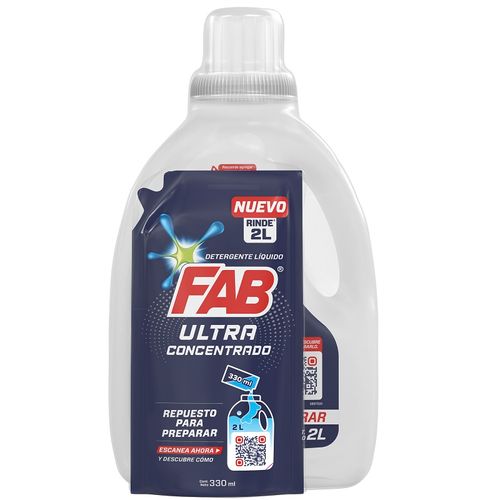 DETERG LIQU DOY PACK CONCE+BOTELLA*330ML