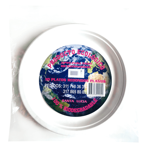 PLATO ECO PLANO*10UDS