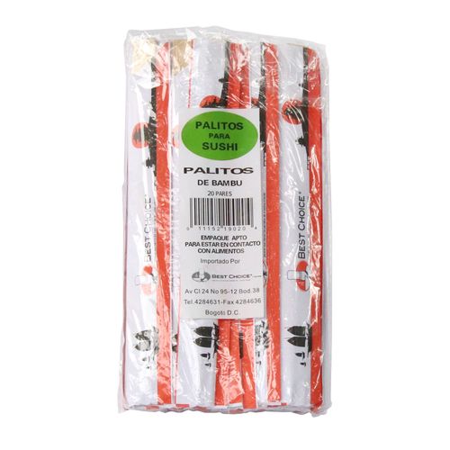 PALITOS DE MADERA BEST CHOICE * 20 UND
