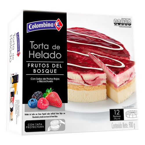 TORTA FRUTOS ROJOS COLOMBINA x 900GR