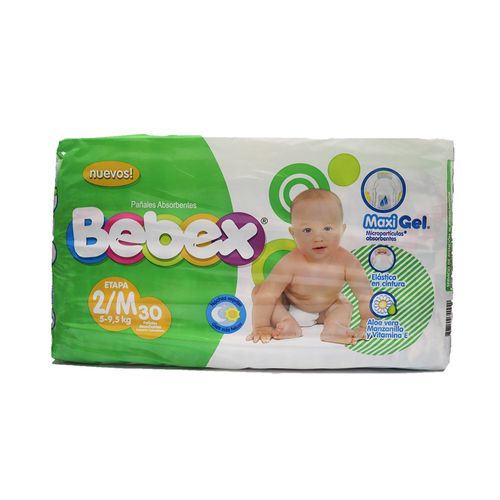 PANAL BEBEX TALLA M X 25 + 5 UNDS