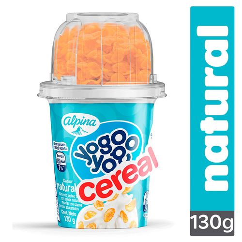 YOYO CEREAL NATURAL VASO*130GR