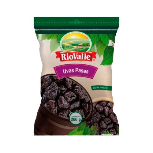 UVAS PASAS RIOVALLE  x 200GR