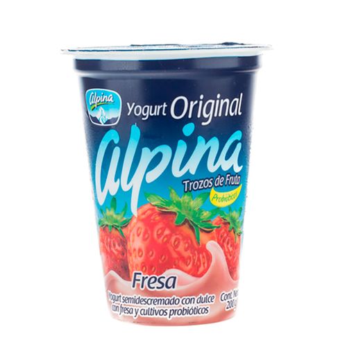 YOGURT ALPINA FRESA  x 200GR