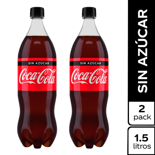 DUO PACK COCACOLA ZERO *1500ML