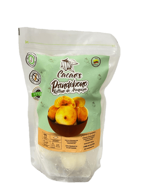 PANDEBONO CACAOS RELLENO AREQUIPE*400GR