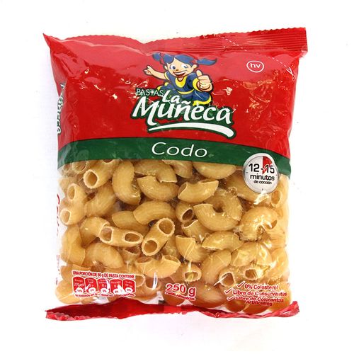 PASTA LA MUÑECA CODO  x 250GR