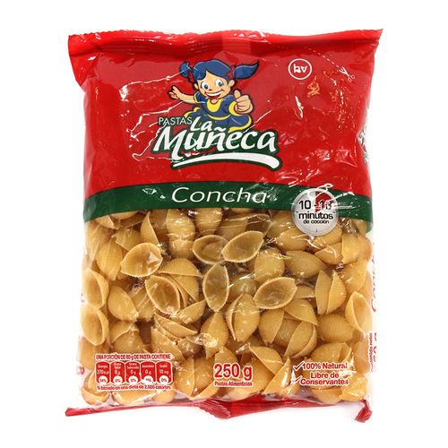 PASTAS CONCHAS LA MUÑECA  x  250GR
