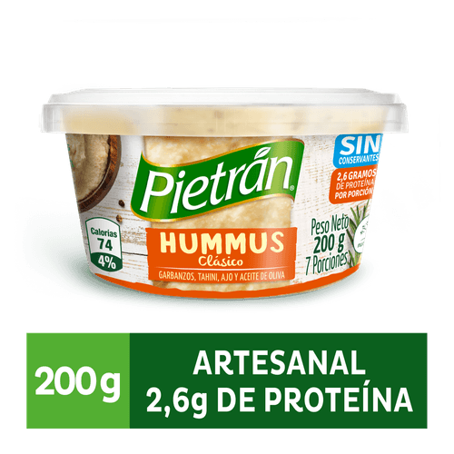 HUMMUS CLASICO PIETRAN  x 200GR