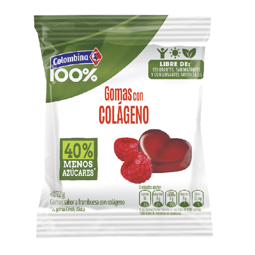 GOMAS COLAGENO COLOMBINA100%  *72GR