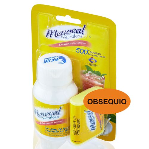 MENOCAL SUCRALOSA TAB*500GR+DISPEN*100G