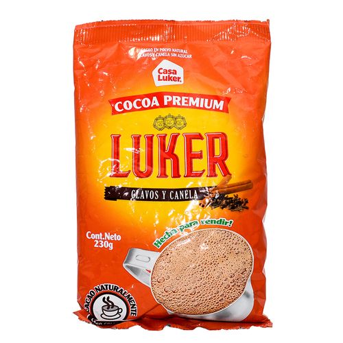 COCOA LUKER CLAVOS Y CANELA x 230GR