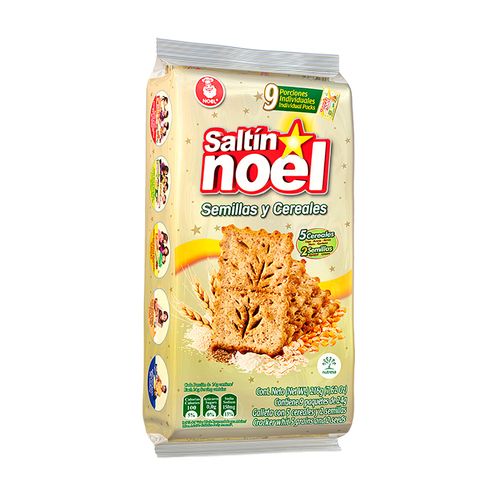 GALLETA SEMILLAS CEREAL SALTIN  x 216GR