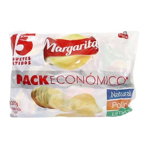PAPAS QUINCENA MARGARITA15 UND  x 25GR