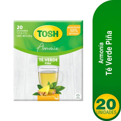 TE VERDE TOSH PIÑA 20UND*24GR
