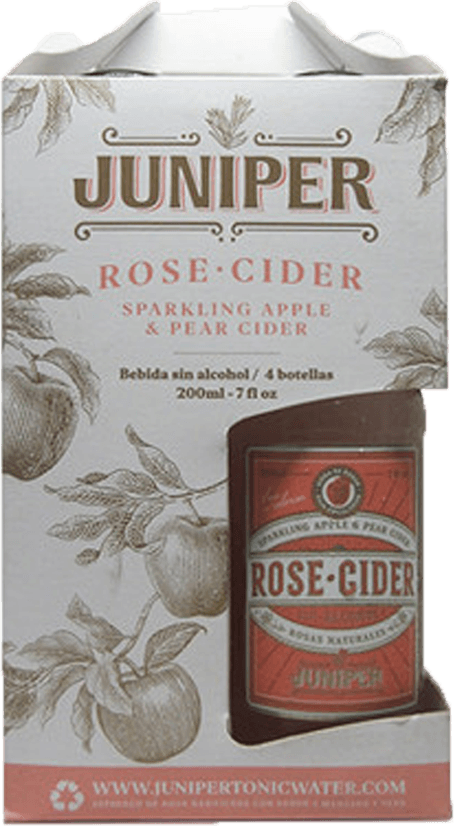 AGUA TONICA ROSE CINDER JUNIPER 4*200ML