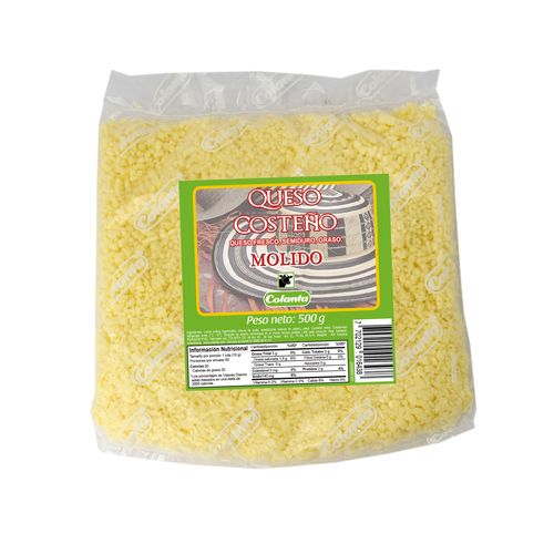 QUESO COSTEÑO MOLIDO COLANTA x500GR