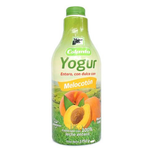 YOGUR ENTERO MELOCOT GFA COLANTA*1750GR