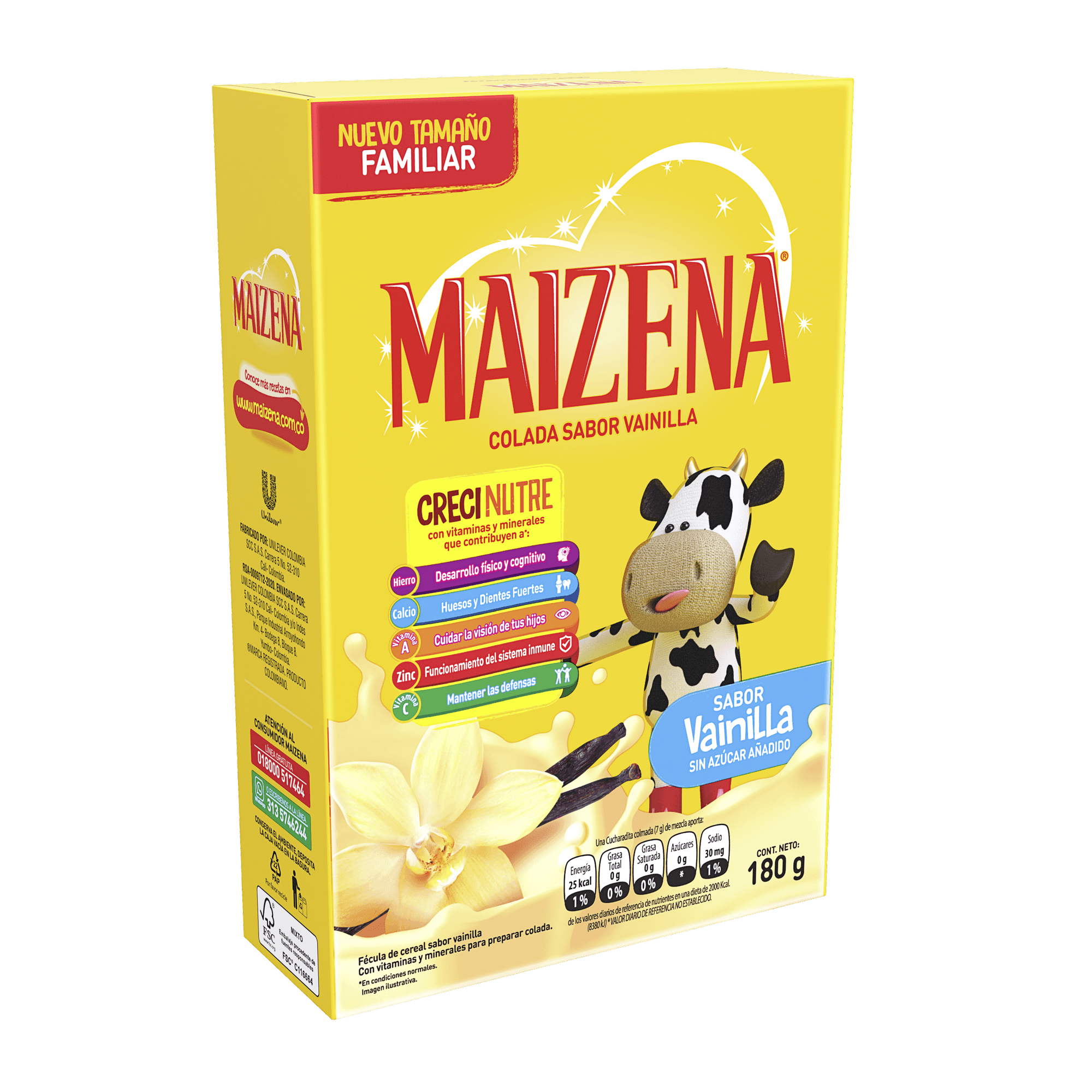 MAIZENA COLADA VAINILLA*28GR