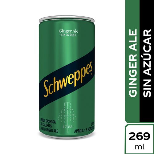 BEBIDA SCHWEPPES GINGER S/A*269ML
