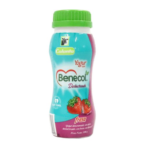 YOGUR DESLACT DRUT FRESA BENECOL x 100GR