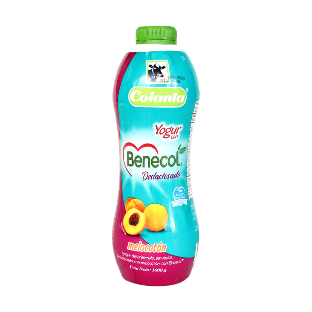 YOGUR DESLACT MELOCOTON BENECOL x 1000GR