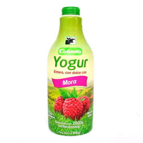 YOGUR ENTERO MORA GFA COLANTA*1750GR