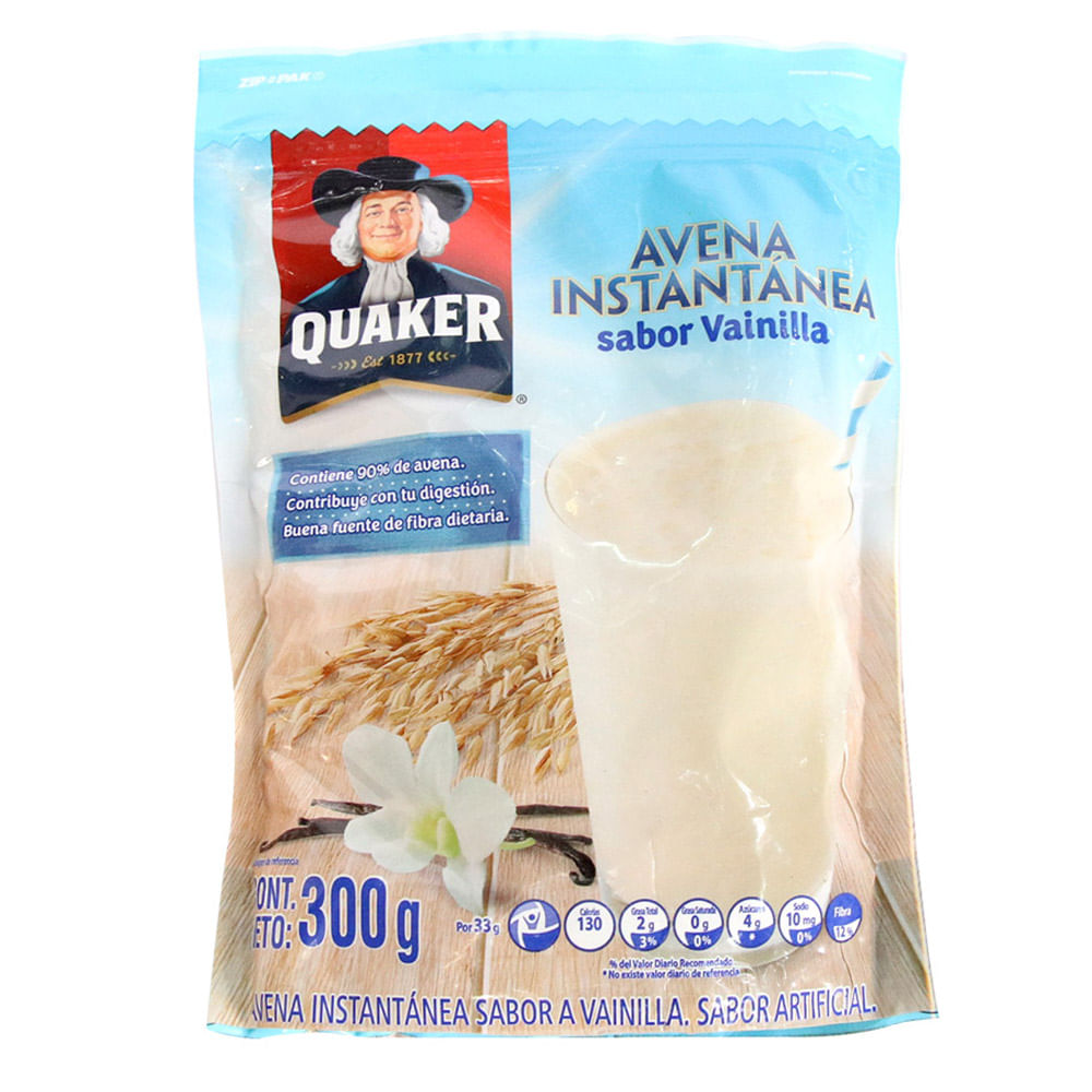 AVENA QUAKER VAINILLA DP 300gr