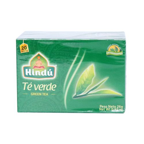 TE VERDE CLASICO HINDU 20 U  x 26GR
