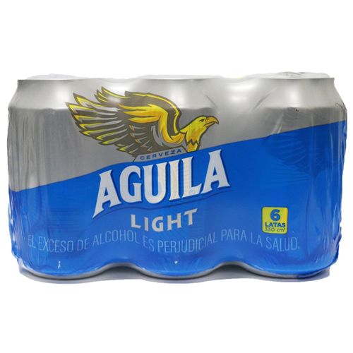 CERVEZA LATA AGUILA LIGHT X6 x 330ML