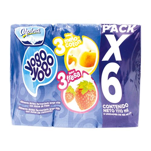 MULTIPACK  x 6 YOGO YOGO