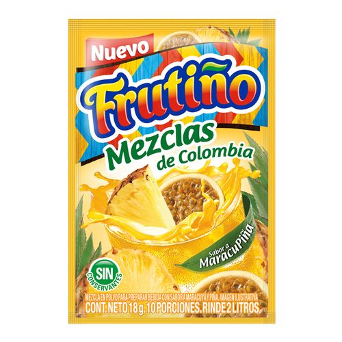 REFRESCO EN POLVO FRUTIÑO MARACUPIÑA*18G