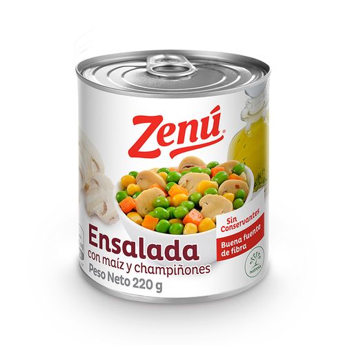 ENSALADA/MAIZ/CHAMPIÑON LATA ZENU*220GR