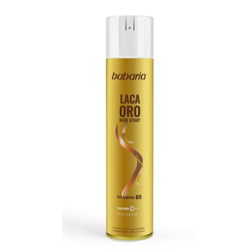 LACA CABELLO BABARIA ORO NORMAL*400ML