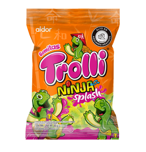 GOMAS TROLLI NINJA SPLASH *55GR