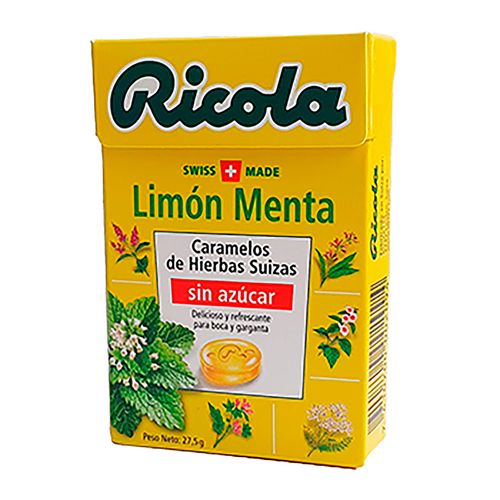 DULCES MENTA LIMON SN AZU RICOLA*27,5GR