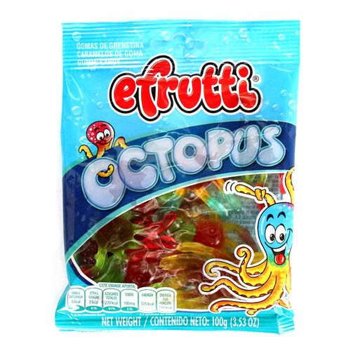 GOMAS OCTUPUS E-FRUTTI x 100GR
