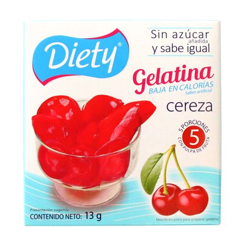 GELATINA DIETY CEREZA  x 13GR