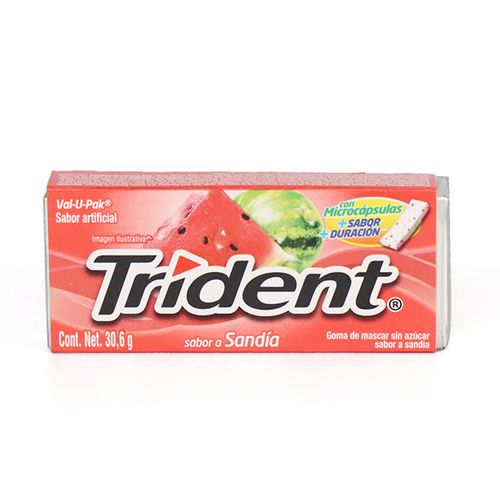 TRIDENT EVUP WATERMELON X 18 UNDS